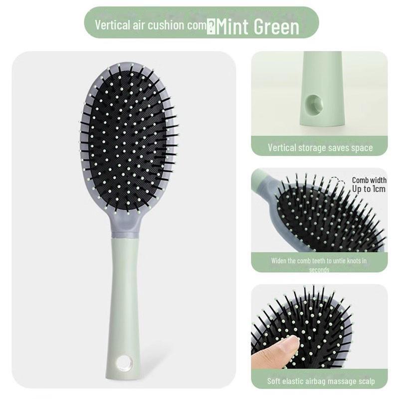 Air Cushion Massage Comb for Long, Curly, or Straight Hair - Large Fluffy Air Bag Design