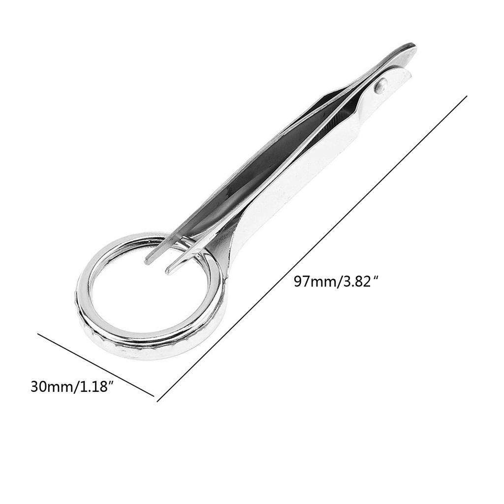 Magnifying Glass Tweezer Hand-held Magnifying Glass with Tweezer Repair Tools Tweezer with Magnifier for Jewelry Repair
