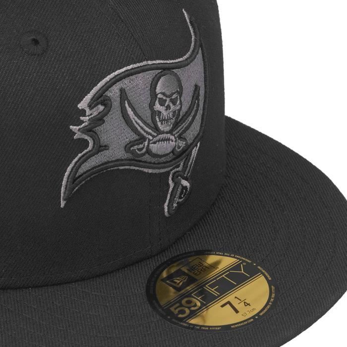 Casquette - new era - 59fifty - nfl tampa bay buccaneers - noir/gris/blanc - homme