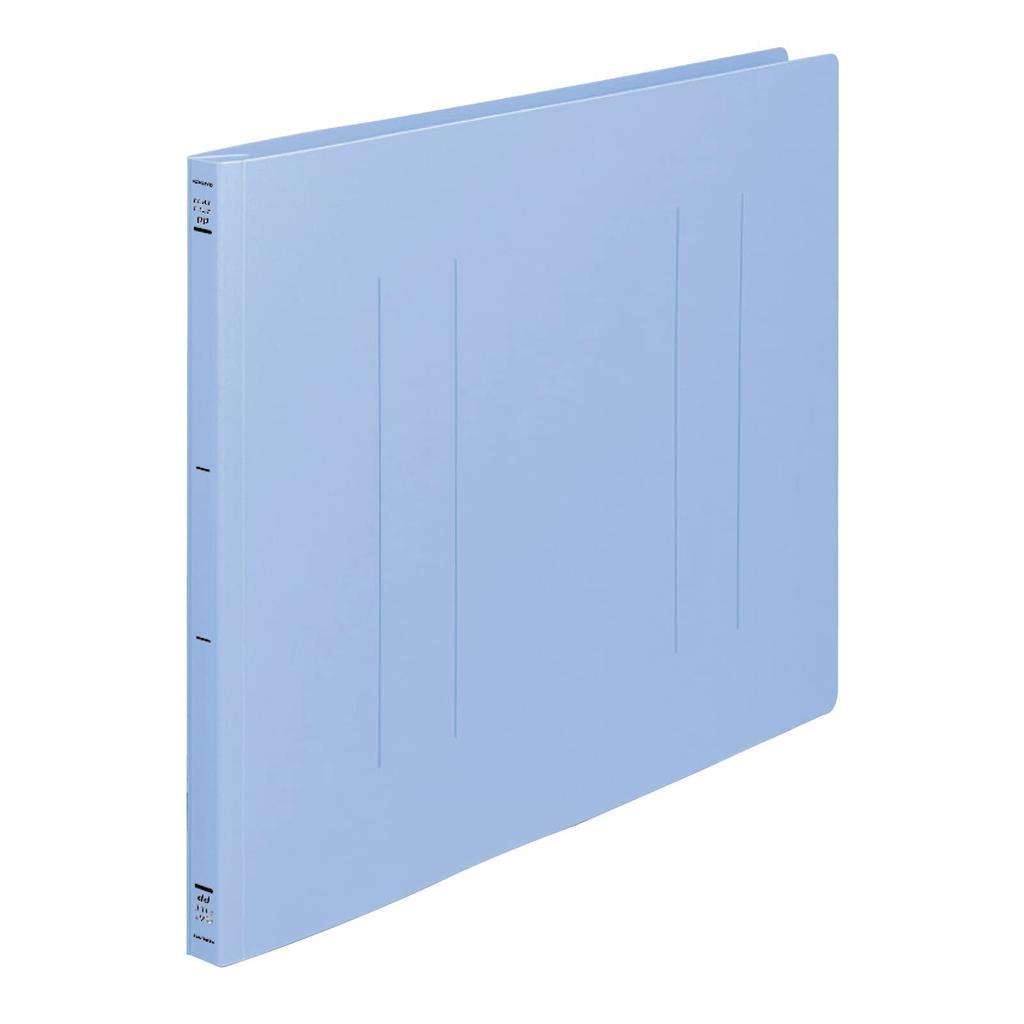 Kokuyo File Flat File A3 Horizontal 150 Sheets Capacity Blue Set of 5 E-Type F-H48BX5