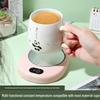 USB-Silent Multi-Functional Cup Warmer: 55° Constant Temp, 3-Speed Adjustable for Dorm or Office