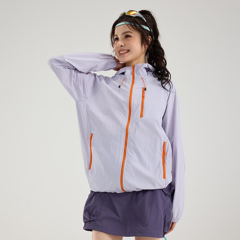 Mountain Sunscreen Clothing for Women, Small UV Protection, Light and Thin Loose and Breathable Men's Sunscreen Clothing Can Store Skin Clothing