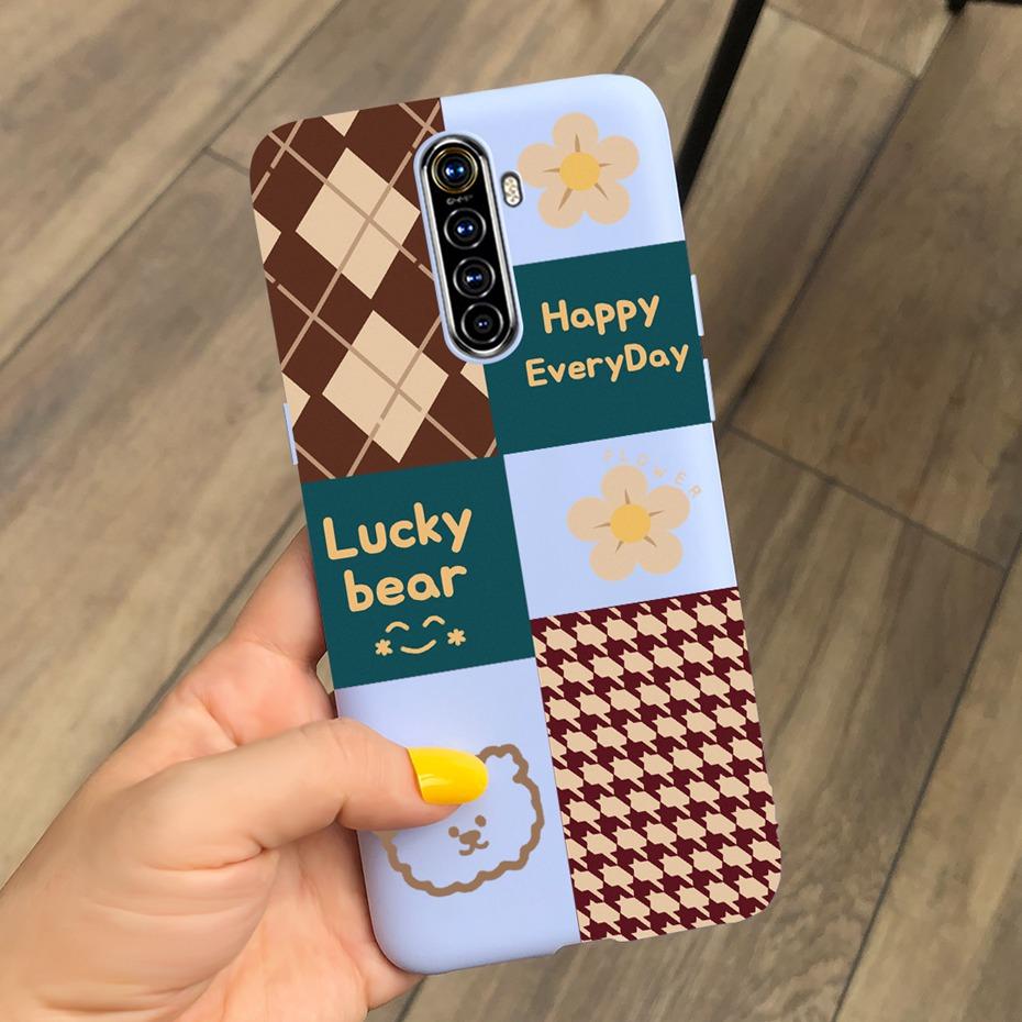 For Realme X2 Pro Phone Case Realme XT X2 Lovely Printing Candy Color Silicone Back Cover For RealmeX2 X 2 Pro XT Soft TPU Coque