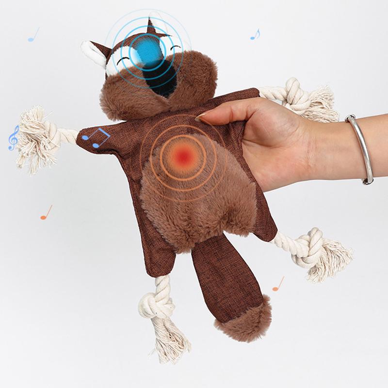 No Stuffed Squeaky Pet Toys for Small Medium Dogs Animals Shape with Knot Puppy Dog Chew Toy Chihuahua Pug juguetes para perro