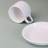 Bone China Ceramic Coffee Cup Set with Saucer