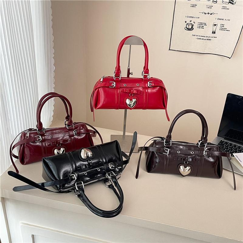 Fashion Underarm Bags for Women Chic Design Lady Crossbody Bag small Out Pillow Handbags female totes bolsos burgundy