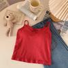 #Summer new pure desire sexy primer lace sleeveless short slim and thin suspender vest women's top