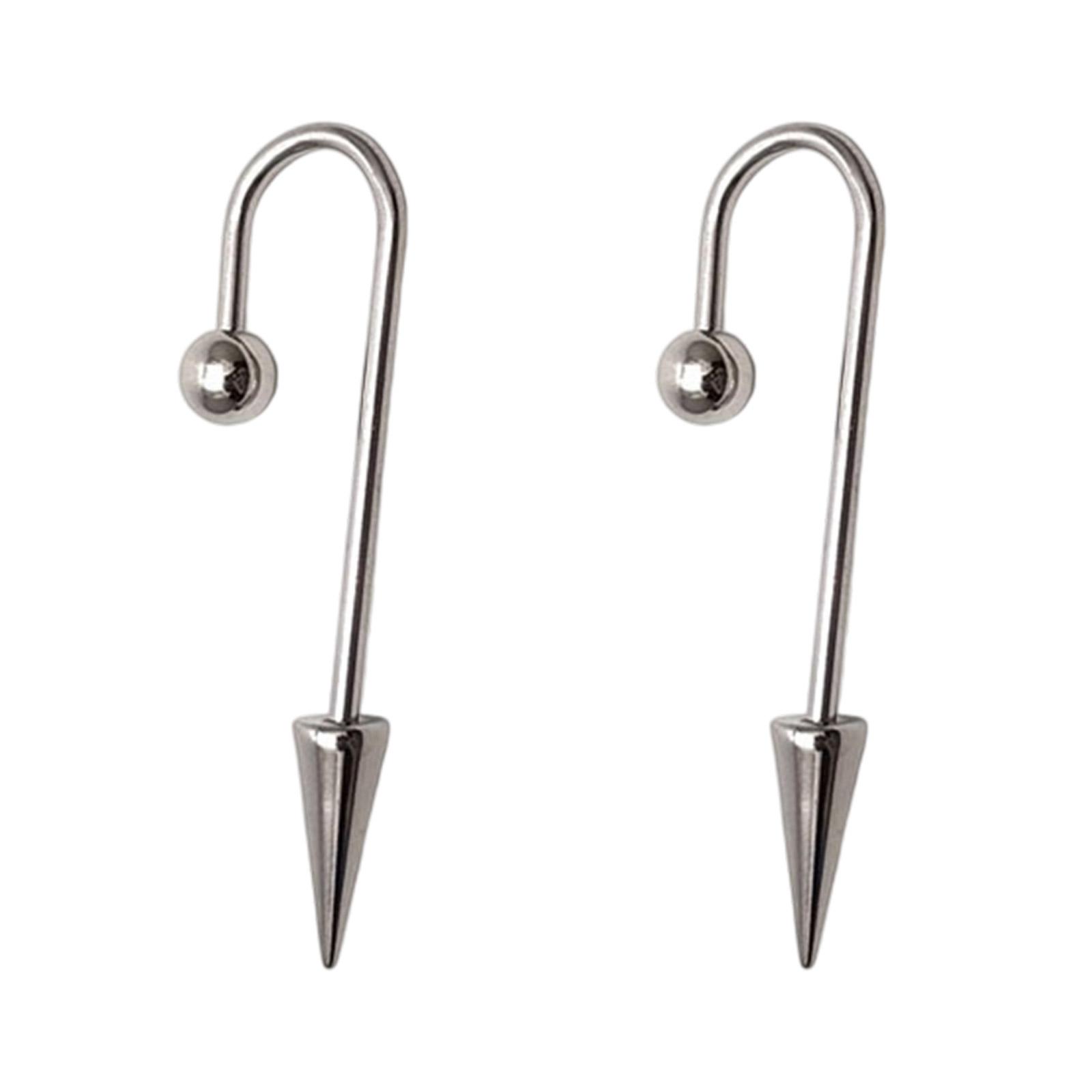 

Прочные серьги-пусеты из нержавеющей стали U-образной формы для козелка уха, панк-модная бижутерия для женщин, легкие, удобные, различных цветов для повседневной носки