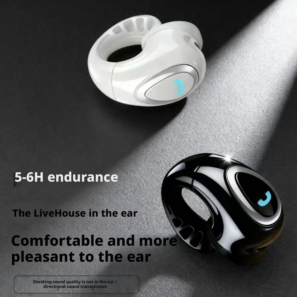 1PC Wireless Headphones Bluetooth 5.4 Ultra-Light Sports Ear Hook Mini HiFi Stereo Waterproof Gaming Earphones Gifts