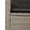 Vidaxl 5-Cz. Garden Furniture Set With Cushions, Light Grey