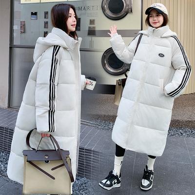 Korean Winter Coat New Long Knee Down Cotton-padded Clothes Women's Loose Thickened Versatile Small Cotton Clothes