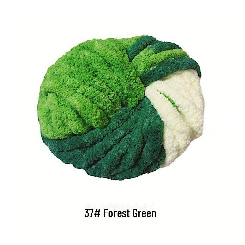 Isländische 2CM Extra Dicke Handgewebte Chenille Eisbar Decke