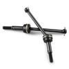 YEAHRUN 2PCS Steel CVD Drive Shaft Front Rear Universal for Tamiya TT02 TT01 TC01 1/10 RC Model Drift Car Upgrade Parts