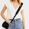 Adjustable Widen Belt Hanging Rope Reduce Pressure Full Grain Cow Leather Bag Belt  Handbag Bag
