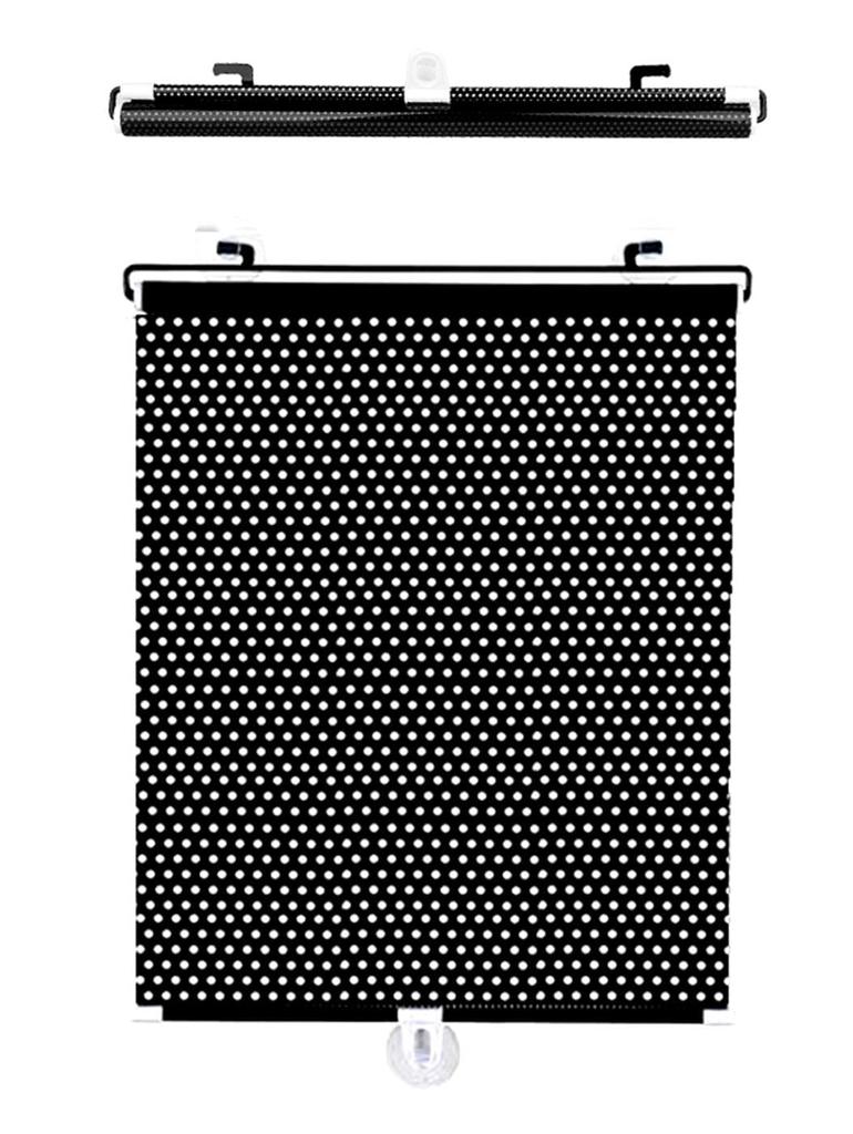 S.fields.inc Roller Blinds, Suction Cup Sunshade, Blackout Curtains, Blinds, 40cm, for Windows and Cars (40*60cm, Black)