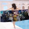 Anime One Punch Man Microfiber Beach Towel Absorbent Quick Dry Soft Yoga Swimming Resort Mountain Climbing Towel