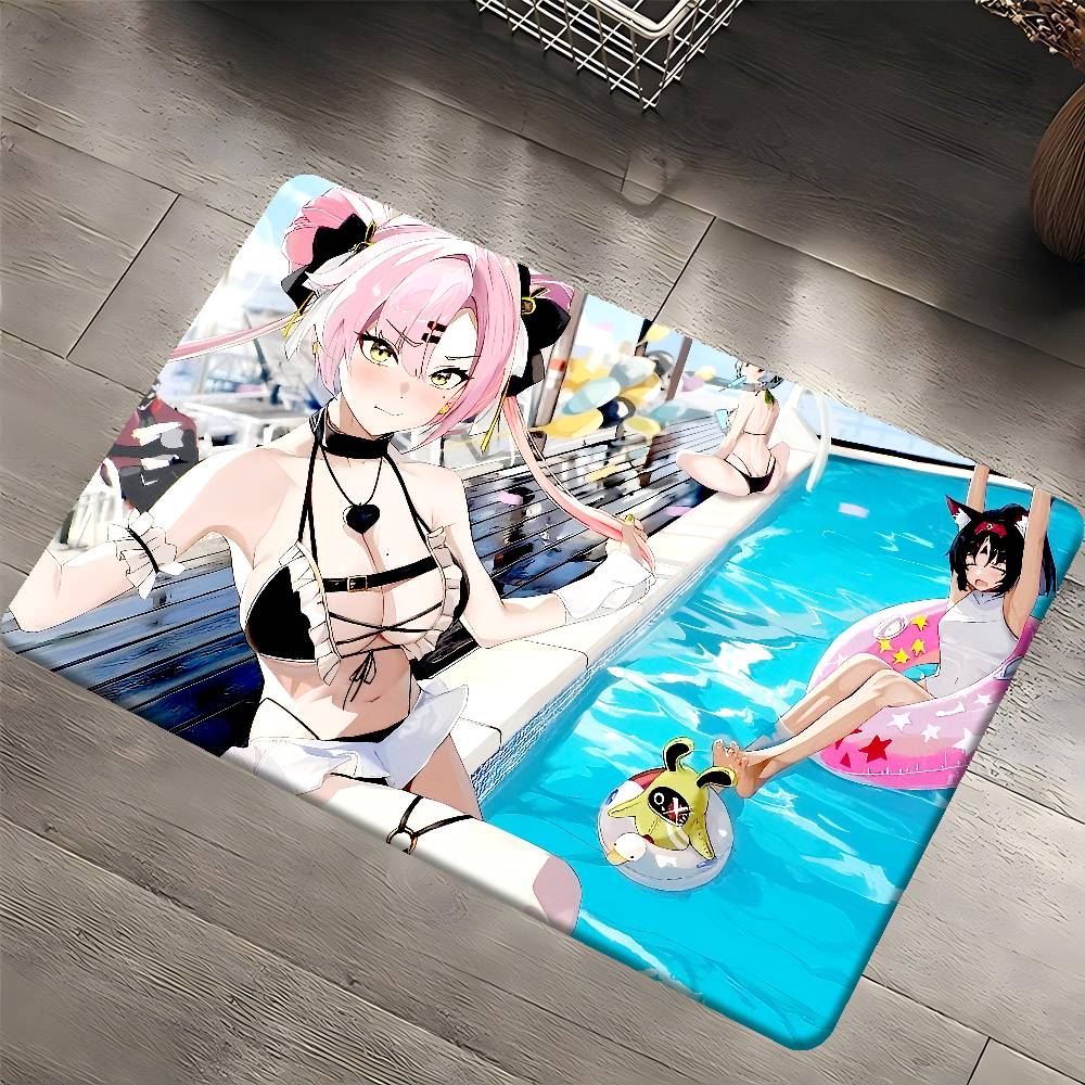 N-Nicole D-Demara Floor Mat Cheaper Anti-slip Modern Living Room Balcony Printed Bedside Mats