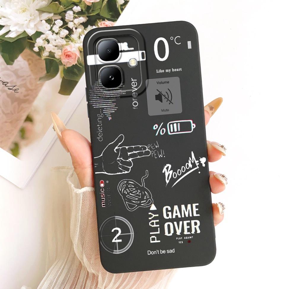 For Infinix Smart20 X6840 X6840B Phone Case For Infinix Smart 20 Cover Luxury Fashion Cute Cartoon Funny Painted Silicone Casing