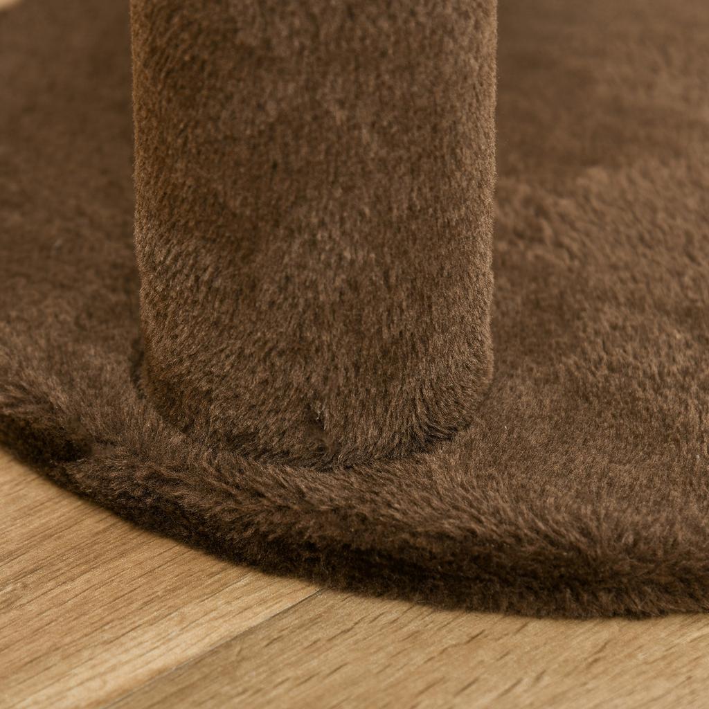 65cm Cat Tree, Cat Tower for Kittens, Small Cat Condo with Sisal Scratching Posts, Hanging Rope, Perches - Brown