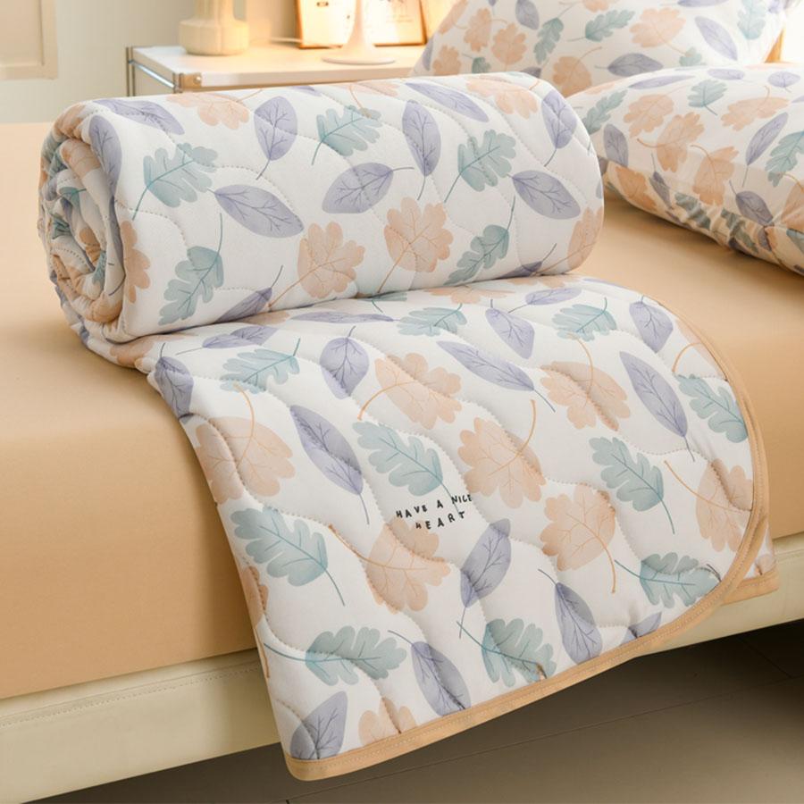 Summer Quilted Quilt, New Floral Single And Double Person Soft, Skin-Friendly, Breathable And Comfortable Air Conditioning Quilt