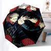1pc Jujutsu Kaisen Characters Outdoor Umbrella - Automatic Opening/Closing, 3-Fold Design, 8-Bone Iron Frame - Perfect Gift for Fans, Travelers, Daily