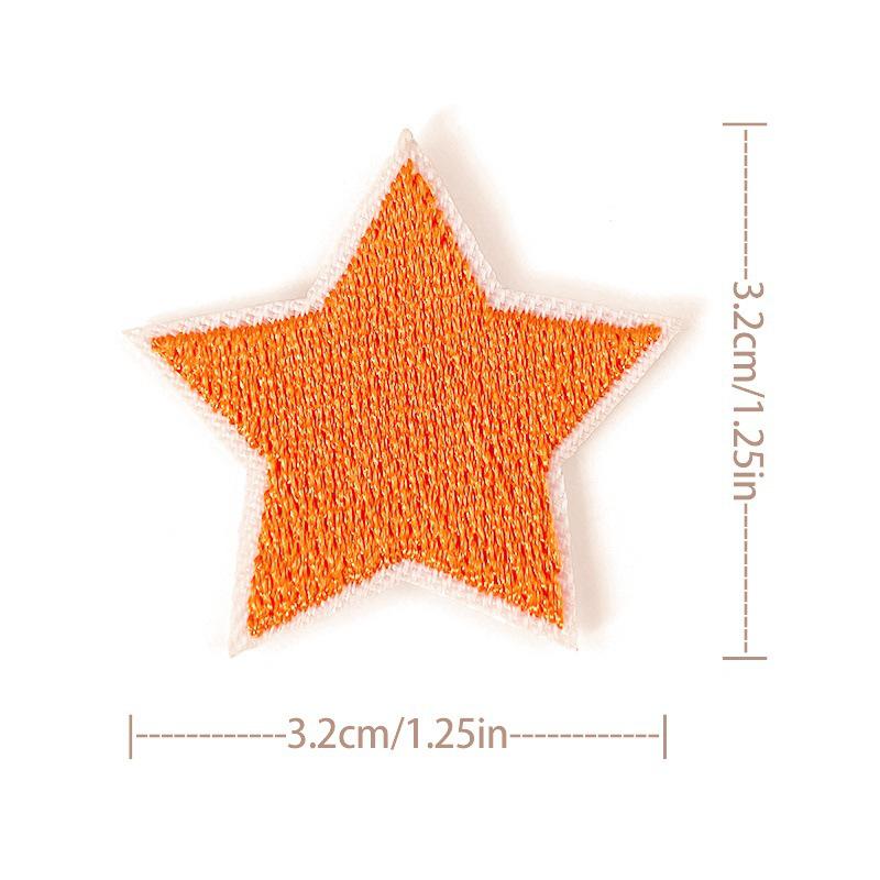 

Вышитая нашивка в виде пятиконечной звезды для одежды, обуви и головных уборов