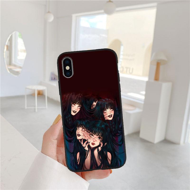 FM29 Junji Ito Tomie Soft Shell Phone Case for Redmi Note 10 11 12 Pro Max 10S 10C 10T 11A 11S 12S 12C