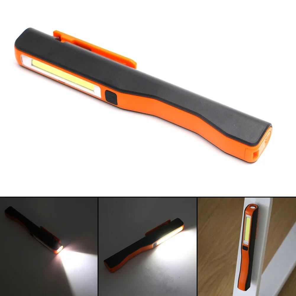 Powerful COB LED Work Light Car Multifunction Lamp Magnetic Mini USBRechargeable Pen Clip Torch Flashlight Work Lnspection Light
