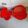 Non Stick Egg Maker 2Pcs/Set Poacher Omelet Pan, Plastic Non-Stick Breakfast Portable Cooking Set Cooker, Microwave for Easy Quick Safe Boiler