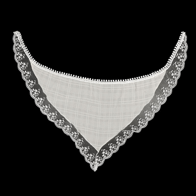 Retro Koronkowa Bandana Opaska na Głowę Z Nadrukiem Szalik na Włosy Bohemia Trójkątna Chusta na Głowę Białe Opaski do Włosów dla Kobiet Dziewczyn Moda Słodka Chusteczka