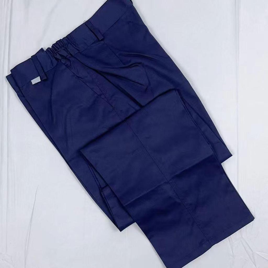 Men's Durable Workwear Set with Reflective Strips - Long Sleeve, Stain-Resistant, Labor Protection, and Professional Uniform for Spring and Autumn.