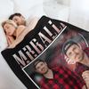 Mrballen Vintage T Shirt Throw Blanket Single Bed linens Polar Sleeping Bag Blankets