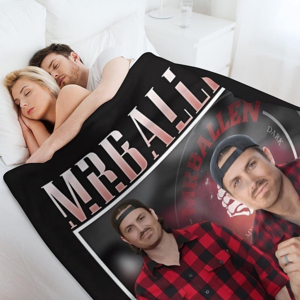 Mrballen Vintage T Shirt Throw Blanket Single Bed linens Polar Sleeping Bag Blankets