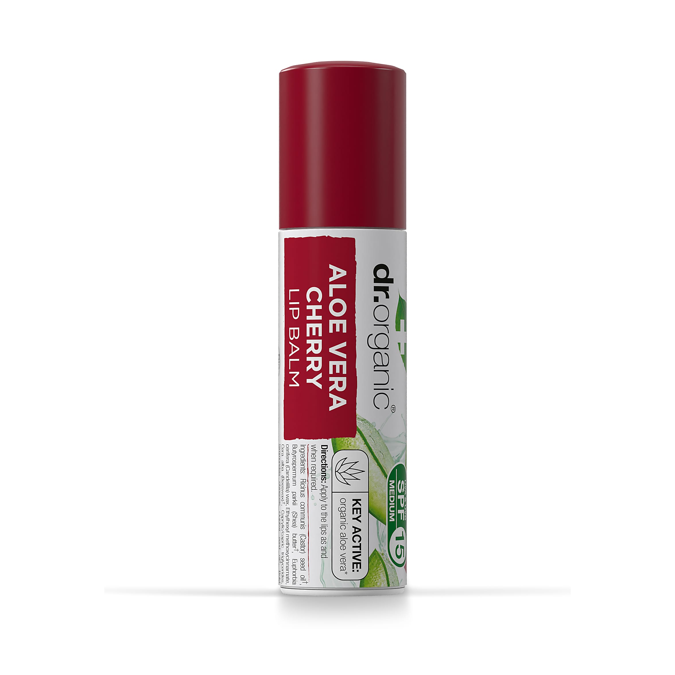 

Lip balm with aloe vera and cherry extract Dr.Organic 5.7 ml
