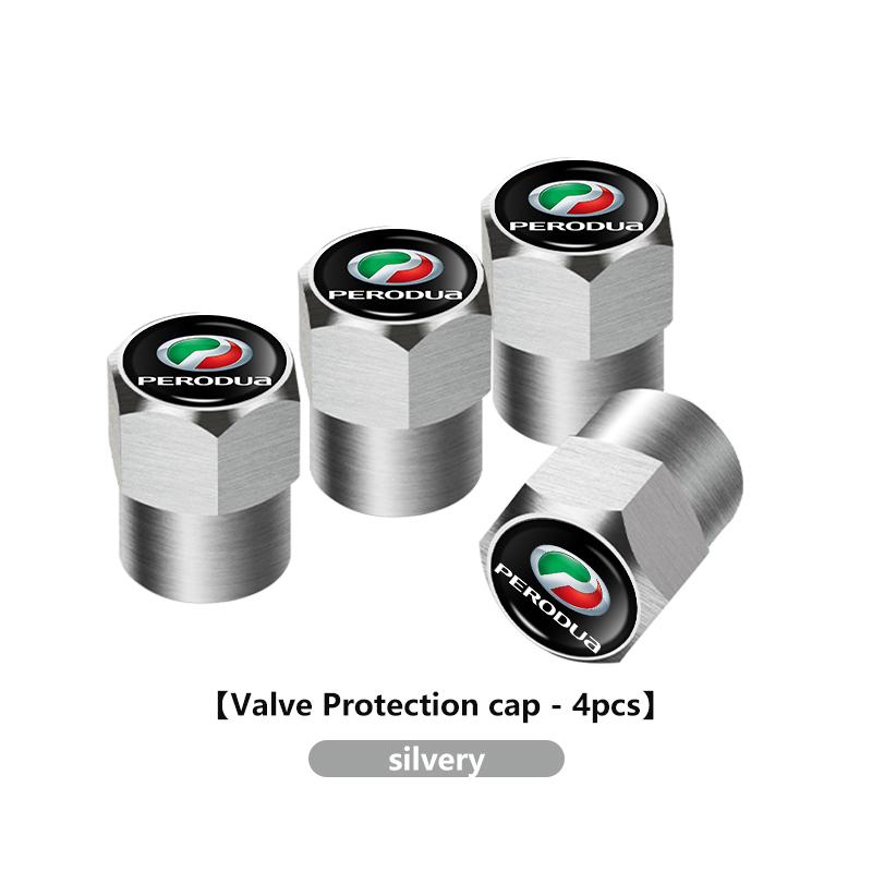 

4pcs Car Tire Valve Caps Wheel Air Stem Cap Cover Accessories For Perodua Ativa Myvi Bezza Axia Aruz Silicone Facelift D3 Sp3