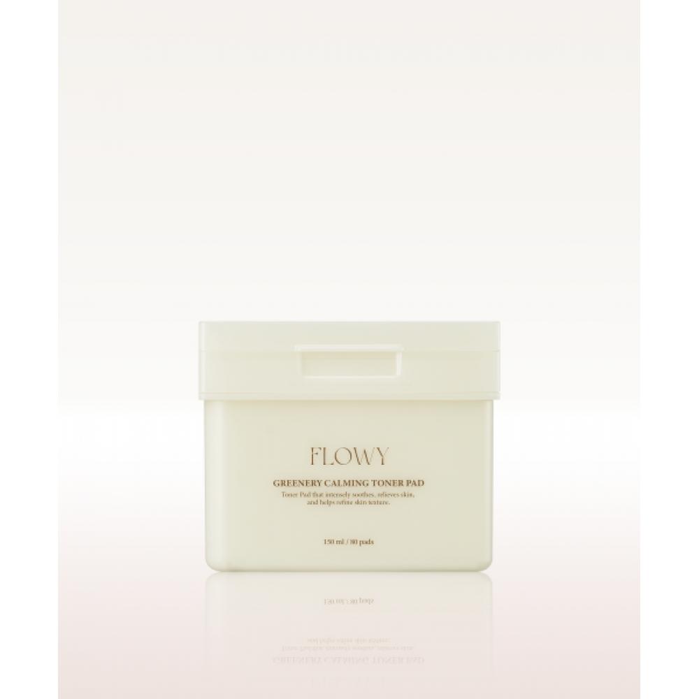 

Flowy Greenery Calming Toner Pad 80 Sheets NONE
