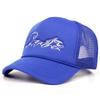 American Letter Embroidered Sun Hat Couple Mesh Breathable Duck Tongue Hat Truck Hat Versatile Baseball Hat