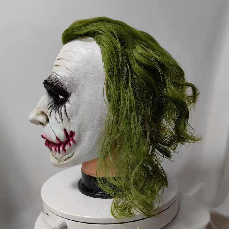 Americká Film Clown Latexová Maska Heath Ledger Temný Rytíř Batman DC Jack Klaun Příčesek