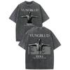 Yungblud Idols the World Tour 2026 Print Washed Cotton T-shirt Vintage Summer Rapper O-Neck Short Sleeve Shirt