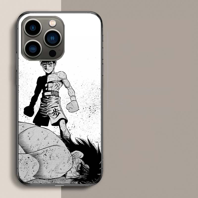 

Boxing H-Hajime no Ippo Phone Case For Iphone 17 Air 15 Pro 14 Plus 16 Pro Max 12 13 Mini 11 16E X XS Cover Cute Fundas iPhone 11 Pro Max