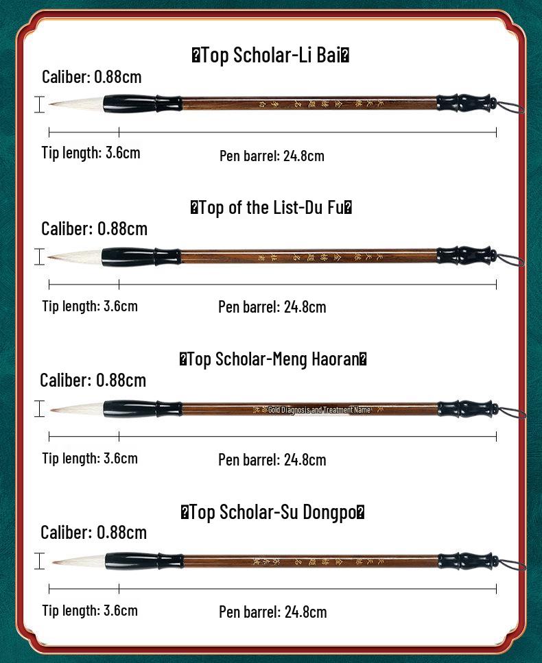 Wenchang Complete Calligraphy Set: Brush, Ink, Paper & Inkstone – Four Treasures of the Study