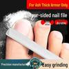 Double-Sided Stainless Steel Nail File for Thick Toenails and Nail Art