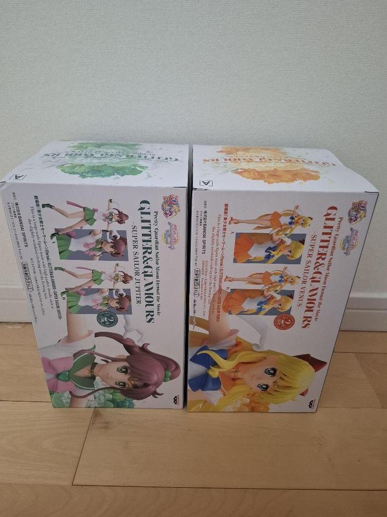 [USED] Sailor Moon Glitter Jupiter Venus Figure A Color