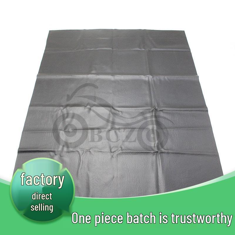 Motorcycle Saddlebag and Electric Scooter Seat Cover - Wear-resistant Artificial Leather with Irregular Shape Seat Cushion Leather