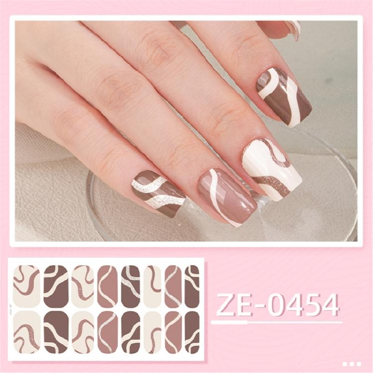 Nail Polish Sticker Nail Strips Nail Polish Art Stickers Wraps Sticker Nails