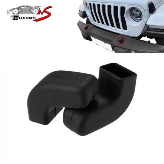Front Factory Bumper Tow Hook Cover Trim For Jeep Wrangler JK JL JT 2007-2023