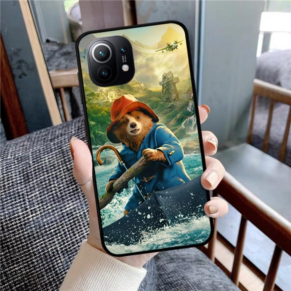 

Cute P-Paddington Bear Phone Case For Xiaomi Mi 5X 8 9 10 11 12 lite pro 10T PocoX3pro PocoM3 Note 10 pro lite Xiaomi Note10Pro