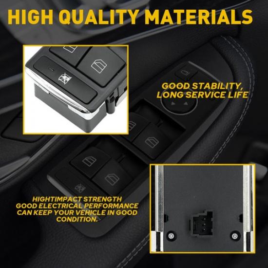 Front Door Left Window Switch For Mercedes W204 W212 C250 C300 E350 2049055302