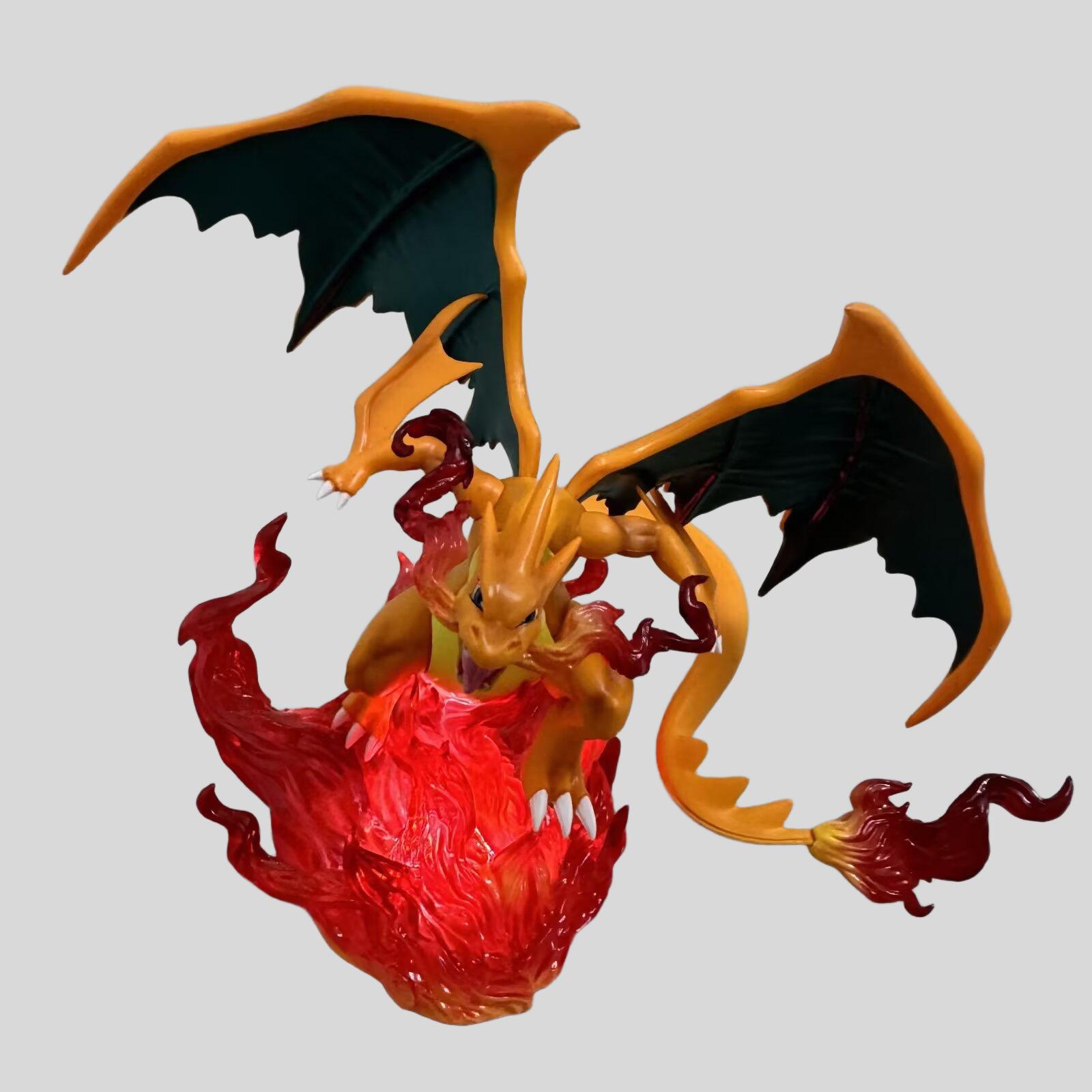 Fire-breathing Dragon Two-dimensional Figure Ornament Zhenxin Town ZXZ Fire-breathing Dragon Animation Figure Model 20cm
