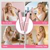Portable Cordless Hair Straightener 4 Temperature Modes Adjustable Fast Heating 2-In-1 Dual Purpose Curling Wand Flat Iron Electric Hair Styling Tools